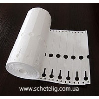 Етикетка-петля для маркування рослин TYVEK, 1000 шт, білі 1,27х16 см