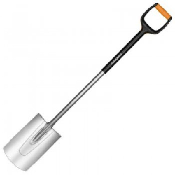 Лопата з заокругленим лезом Fiskars Xact велика (1003681)