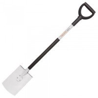 Лопата з заокругленим лезом, полегшена Fiskars White (1019601)