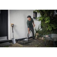 Лопата з заокругленим лезом Fiskars Xact середня (1003682)