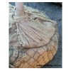 Джутовая нарезанная мешковина для обмотки комов, 100 штук, плотность 105 г м. 70*70 см