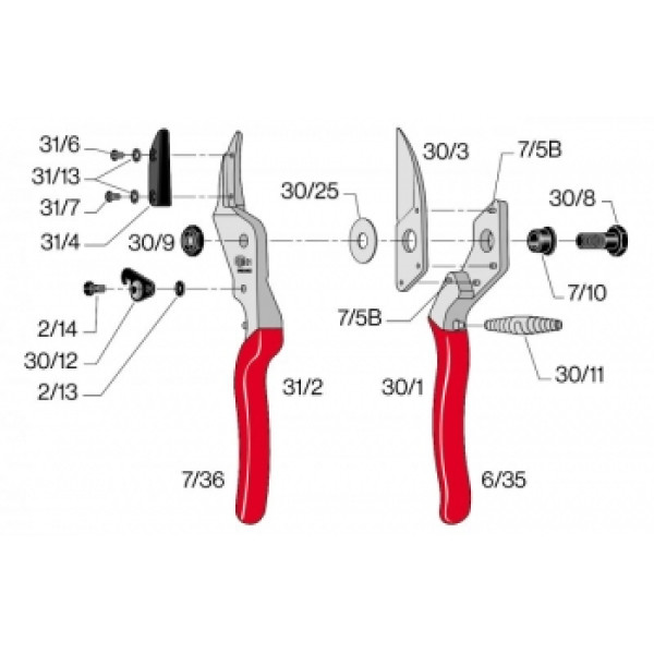 Контрлезвие Felco (31/4)