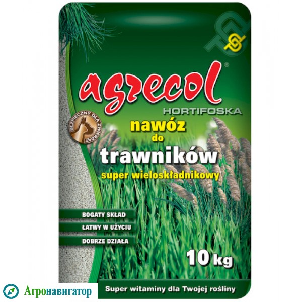 Добриво для газону Хортіфоска Agrecol 10 кг