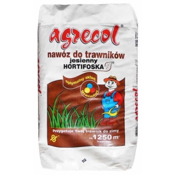 Добриво для газонів осіннє Hortifoska Agrecol 25 кг