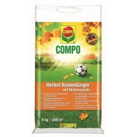 Удобрение для газона длительного действия осень COMPO 4 кг Удобрение для газона длительного действия осень COMPO 4 кг