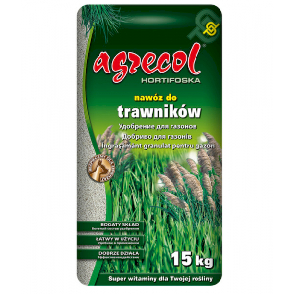 Добриво для газону Хортіфоска Agrecol 15 кг