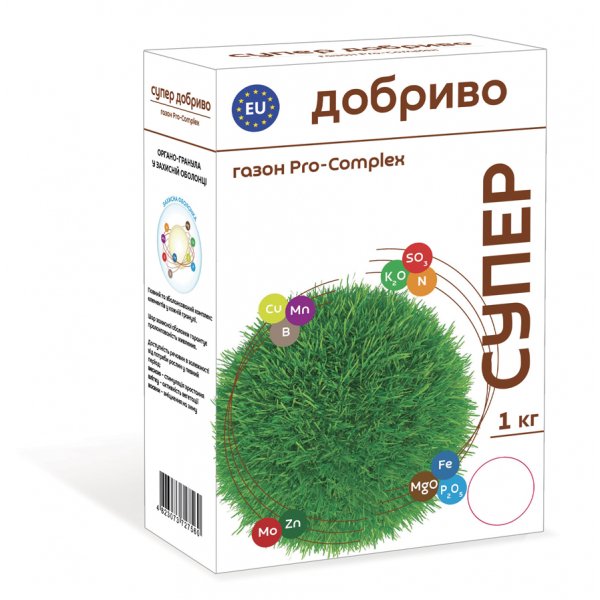 Удобрение для газона Pro-Complex 1 кг Супер добриво