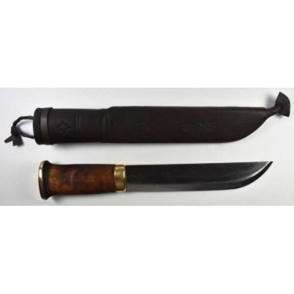 Ніж Erapuu Lapland Leuku Dark Brown 210, 80CrV2 (14577)