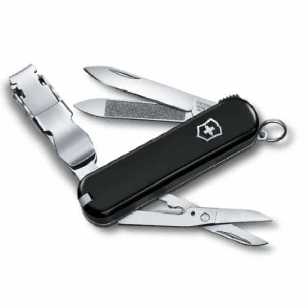 Ніж Victorinox Delemont Nail Clip 580, 65мм / 8функ / черн (Vx06463.3)