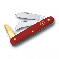 Ніж для саду Victorinox Budding and Pruning Knife 3, 100мм / 3функ / черв мат (Vx39116)