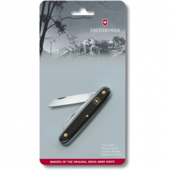 Ніж для саду Victorinox Floral Knife, 100мм / 1функ / черн мат (блістер) (Vx39050.3B1)