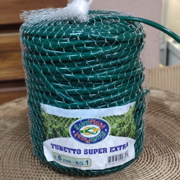Кембрик Super Extra (Агротрубка) для підв'язки винограду 6 мм (Італія) 150 метрів