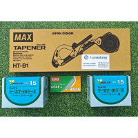 Набір для підв'язки винограду Степлер садовий Max Tapener HT-B1 + стрічка 20 шт + скоби 