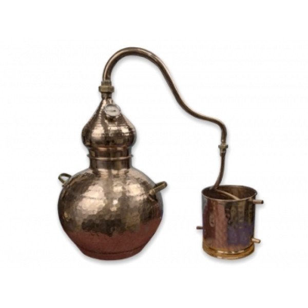 Аламбик медный с термометром на 10 л (Португалия) (AL10T) Alamcopper